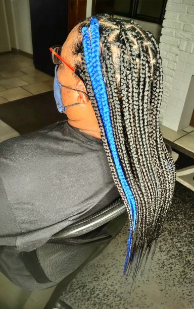 Large Knotless Braids $130