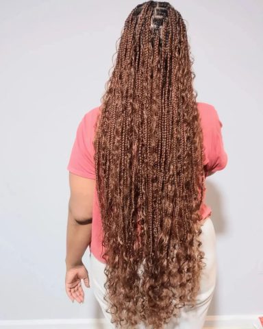 Bohemeian Knotless Braids $165
