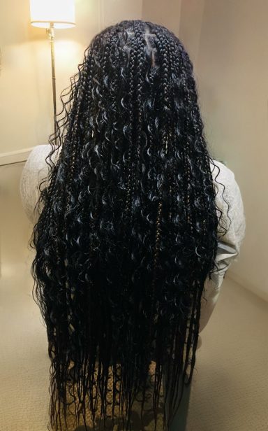 Bohemian Knotless Braids $150