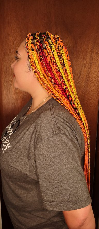 Medium Box Braids $125