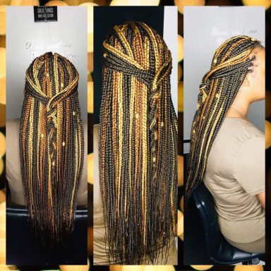 Medium Box Braids $125